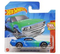 Hot Wheels 69 Ford Mustang Boss 302 - Then and Now 10/10 - HKJ48 - Carte courte - Design Falken - Mattel 2023