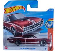 Hot Wheels 69 Mercury Cyclone - Muscle Mania 2/10 - HYY61 - Carte courte - Ford - Rouge foncé - Mattel 2025-1:64
