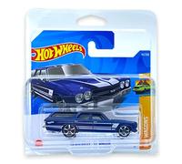 Hot Wheels 70 Chevelle SS Wagon (bleu) 1/5 HW Wagons 2022 - 111/250 (carte courte) *** Livré dans un étui de protection KLAS pour voiture *** HCV19
