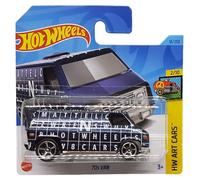 Hot Wheels - 70s Van - HW Art Cars 2/10 - HKK16 - Carte courte - Bleu marine - Mattel 2023