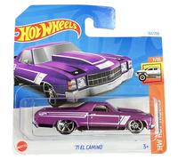 Hot Wheels - Miniature '71 EL Camino - HW Hot Trucks 7/10 HTC34 carte courte violet 1:64
