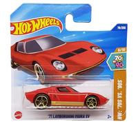 Hot Wheels 71 Lamborghini Miura SV - HW : '70s vs. '90s 6/10 - HYX22 - Carte courte - Rouge - Mattel 2025 - 1:64
