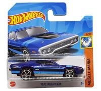 Hot Wheels 71 Plymouth GTX - Muscle Mania 7/10 - HKK91 - Carte courte - Chrysler - Bleu - Mattel 2023