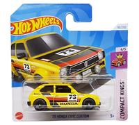 Hot Wheels 73 Honda Civic Custom - Compact Kings 4/5 - HTC19 - Carte courte - Motul - Bridgestone - Mattel 2024-1:64