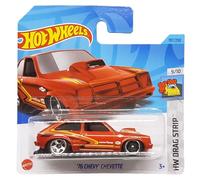 Hot Wheels 76 Chevy Corvette - HW Drag Strip 9/10 - HKH35 - Carte courte - Good Year - Bell - Mattel 2023
