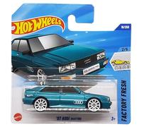 Hot Wheels '87 Audi Quattro Factory Fresh 2/5 (16/250) HYW72 Bleu 2025 + Protecteur court Card Frikimonkey