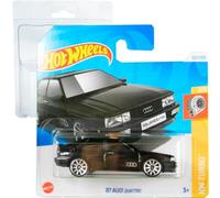 Hot Wheels '87 Audi Quattro HW Turbo 2/5 (102/250) HTD24 Noir 2024 + Protecteur court Card Frikimonkey