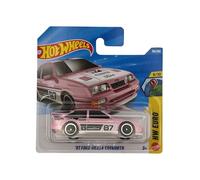Hot Wheels - '87 Ford Sierra Cosworth - JJJ74 - HW Euro 5/10 - Carte courte - Rose - Modèle sous licence officielle - Peinture de course classique - Mattel 2026 (116/250) - 1:64
