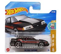 Hot Wheels 92 Ford Mustang - HW : '70s vs. '90s 7/10 - HYY68 - Carte courte - Noir - Mattel 2025-1:64
