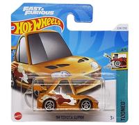 Hot Wheels 94 Toyota Supra - Tooned 4/5 - HTF27 - Carte courte - Fast & Furious - Orange - Mattel 2024 - 1:64