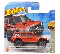 Hot Wheels 95 Jeep Cherokee - Baja Blazers 10/10 - HCX28 - Carte courte - Belltech - Good Year - Auto Meter - Mattel 2022