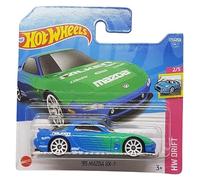 Hot Wheels 95 Mazda RX-7 - HW Drift 2/5 - HCV86 - Carte courte - Design Falken - GReddy - Eibach - Rays - Formula Drift - Mattel 2022