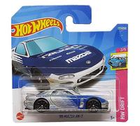 Hot Wheels 95 Mazda RX-7 - HW Drift 2/5 - HCX62 - Carte courte - Falken - GReddy - Formula Drift - Eibach - Rays - Mattel 2022