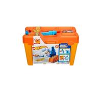 Hot Wheels Accessoires Boîte Cascades et Gobelets avec Propulseur, Coffret de Jeu pour Petites Voitures avec Circuit et Pistes, Jouet pour Enfant, GCF91