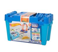 Hot Wheels Accessoires Coffret boucle, Boite de construction jeu pour petites voitures avec circuit et pistes, Jouet pour enfant, FLK90