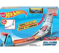 Hot Wheels Action Coffret Rampe de Folie, fourni avec Une Petite Voiture, Jouet pour Enfant, GBF83