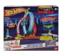 Hot Wheels Action Hot Wheels-Neon Speeders-Rampe Laser-Coffret circuit avec 1 voiture