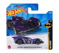 Hot Wheels - Arkham Asylum Batmobile - Batman 2/5 - HCW63 - Carte courte - Violet métallisé - DC - Mattel 2022