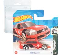 Hot Wheels Audi '90 Quattro Retro Racers 6/10 (77/250) HKJ81 Short Card Mattel 2023 + Blister & Card Protector Pack Friki Monkey