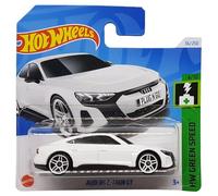 Hot Wheels Audi RS E-Tron GT - HW Green Speed 4/10 - HTB81 - Carte courte - Blanc - Mattel 2024
