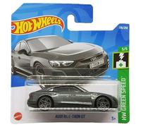 Hot Wheels Audi RS E-Tron GT - HW Green Speed 5/5 - HCR99 - Carte courte - Gris foncé métallisé - Mattel 2022