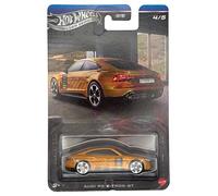 Hot Wheels - Audi RS E-TRON GT - JKY18 - Silver Series 4/5 - GRT01 - Premium Card - Orange-Gold - Modèle sous licence officielle - Mattel 2026-1:64 - Collection Audi - Audi Performance EV
