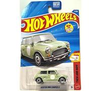 Hot Wheels Austin Mini Cooper S [Vert] Then & Now 1/10, 71/250, nouveau pour 2026! Véhicule jouet moulé sous pression à l'échelle 1:64