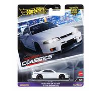 Hot Wheels Voiture miniature Nissan GT-R (BCNR33) Modern Classics 4/5 Blanc