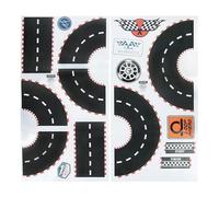 Hot Wheels Autocollants muraux réutilisables pour chambre d'enfant, piste de voiture, salle de jeux, décoration de chambre à coucher pour garçons et filles Paladone