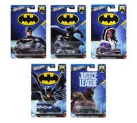Hot Wheels Batman 2024 - HDG89-956L | Véhicules moulés sous pression à l'échelle 1:64 avec motifs emblématiques Batman - À partir de 3 ans