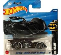 Hot Wheels Batman Arkham Asylum Batmobile Noir HYX81 - Modèle DC Licence - Série Batman 2025 - 1:64