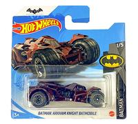 Hot-Wheels Batman Arkham Knight Batmobile (Rouge foncé) 1/5 Batman 2021 - 8/250 (carte courte) GRX86