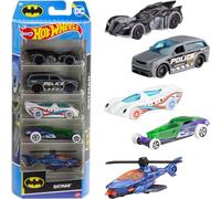 Hot Wheels Batman Lot de 5 échelles 2024-1:64