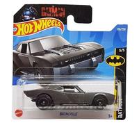 Hot Wheels Batmobile - Batman 5/5 - HCT65 - Carte courte - DC - Gris foncé - Mattel 2022