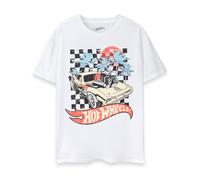 Hot Wheels Blanc Sunset T-shirt à manches courtes Homme