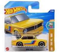 Hot Wheels BMW 2002 - HW : '70s vs. '90s 5/10 - HYX21 - Carte courte - Jaune - Mattel 2025-1:64