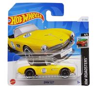 Hot Wheels BMW 507 - HW Roadsters 4/5 - HTC15 - Carte courte - Cabriolet - Jaune - Mattel 2024