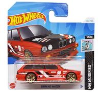 Hot Wheels BMW M3 Wagon HW Modified 10/10 (138/250) HTD89 Rouge 2024 + Protecteur court Card Frikimonkey