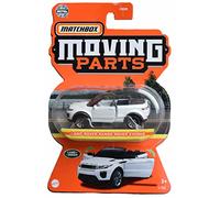 Hot Wheels Boîte d'allumettes Land Rover Range Rover Evoque, pièces mobiles 1/50 [Blanc] - Range Rover Evoque