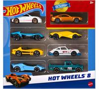 HOT WHEELS Boîte Mixte Aléatoire 8 Modèles Différents Voitures 1:64 MATTEL HPV78