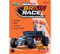 Hot Wheels Brain Race Kindergarten Workbook - Kindergarten Learning Activites for Math, Reading, Science & Social Studies | Educational Practice Book for Kids Ages 5-6