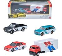 Hot Wheels BRE Datsun Premium HRT52 | Coffret Collection 4 Pièces