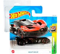 Hot Wheels Bugatti Bolide HW Exotics 3/10 (185/250) HTF08 Rouge 2024 + Protecteur court Card Frikimonkey