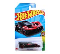Hot Wheels - Bugatti Bolide - HW Exotics 3/10 - HTF08 - Carte courte - Super Voiture de sport à partir de 3 ans - Rouge/Noir - Mattel 2024-1:64