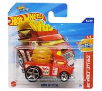 Hot Wheels Buns of Steel - Let's Race 5/5 - HYY88 - Carte courte - Burger et Fritten - Netflix - Mattel 2025-1:64