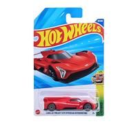 Hot Wheels Cadillac Project GTP Hypercar, HW Exotics 1/5, JBB91, carte courte, rouge, Mattel 2025-1:64
