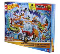 Hot Wheels Calendrier de l’Avent 2026 10 Voitures 24 Surprises Mattel 3+