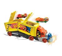 Hot Wheels Camion Crash Transporteur pour carambolages de Voitures, Jouet pour Enfant, GCK39
