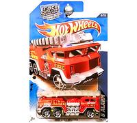 Hot Wheels Camion de pompiers HW City Works 178/244 2011 à 5 alarmes, rouge