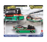 Hot Wheels Camion Team Transport Premium Car Culture '96 Honda Accord Fleet Street Castrol HRV46